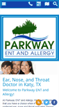 Mobile Screenshot of parkwayentandallergy.com